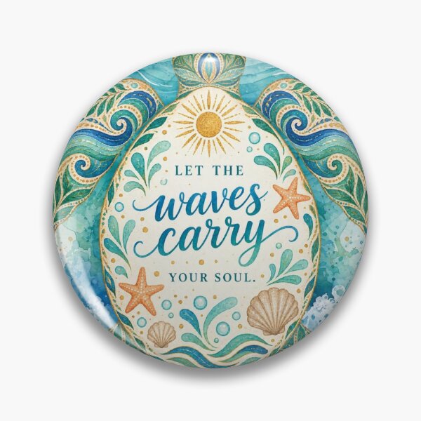 Item preview, Boho Sea Turtle Ocean Waves designed and sold by Pure Craft.
