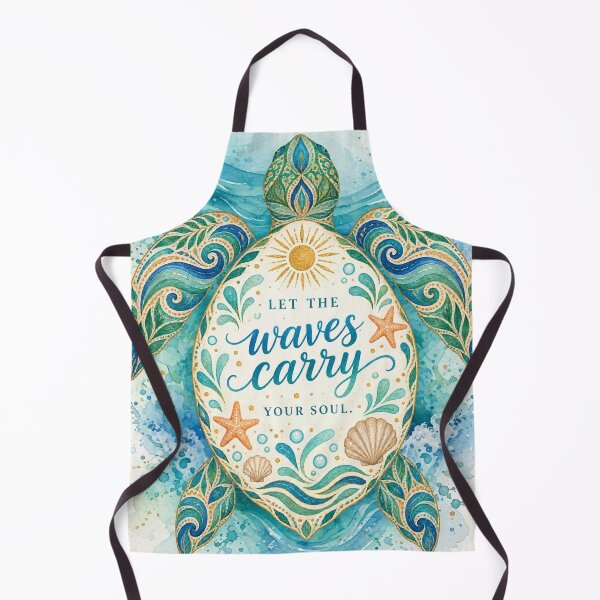 Item preview, Boho Sea Turtle Ocean Waves designed and sold by Pure Craft.