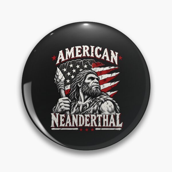 Item preview, Neandertal americano, cavernícola antiguo designed and sold by Lozarux.