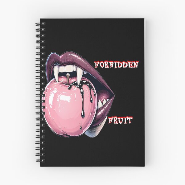 Item preview, Forbidden Fruit Gothic Vampire Lips and Pink Apple designed and sold by CraftyValley.