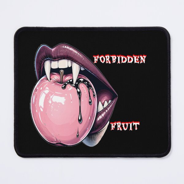 Item preview, Forbidden Fruit Gothic Vampire Lips and Pink Apple designed and sold by CraftyValley.