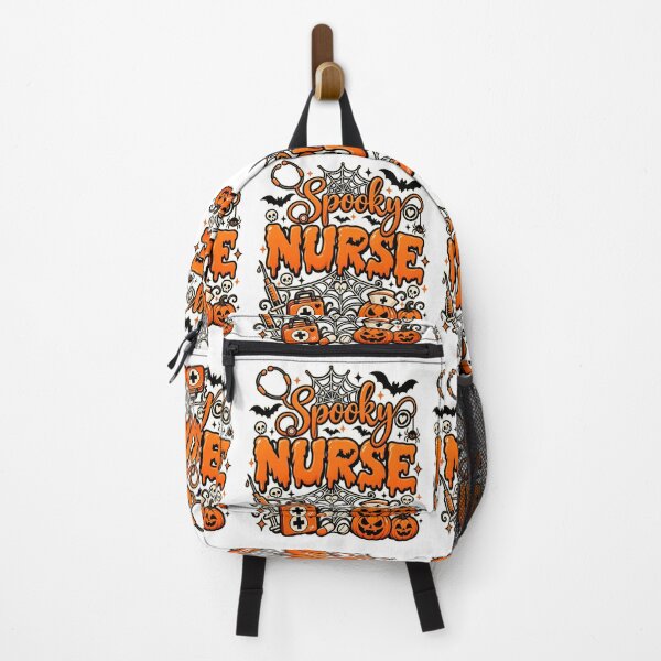 Item preview, Spooky Nurse Halloween Stethoscope Dripping Typography Art designed and sold by DesignArtist.ia.