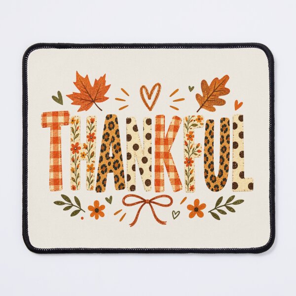 Item preview, Thankful Grateful Blessed, Fall Floral, Autumn Aesthetic, Thanksgiving, Cozy Farmhouse, Harvest Season designed and sold by Quiajia.