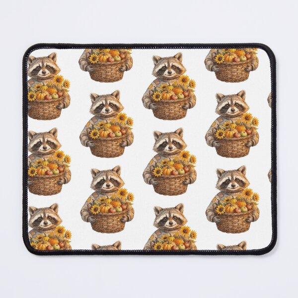 Item preview, Raccoon Autumn Harvest Basket designed and sold by Tiffany Roy.