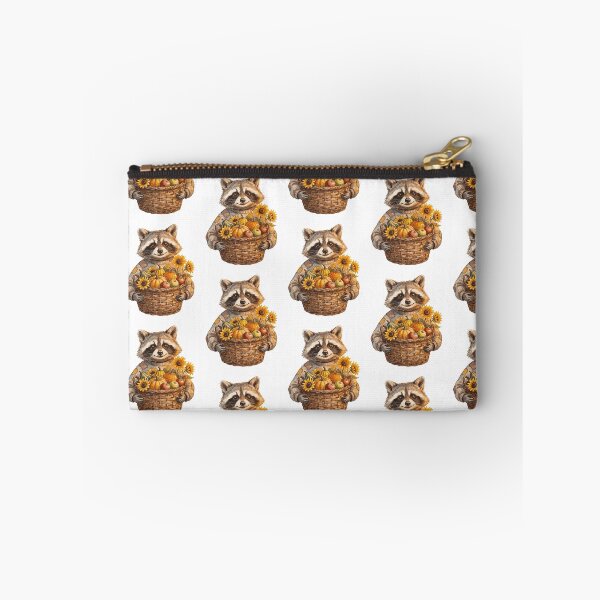 Item preview, Raccoon Autumn Harvest Basket designed and sold by Tiffany Roy.