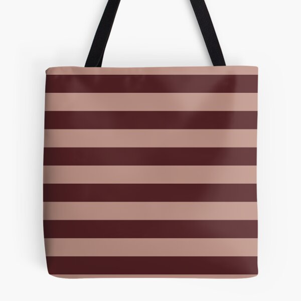 Item preview, Horizontal stripes in chocolate brown designed and sold by RishabhArts1.