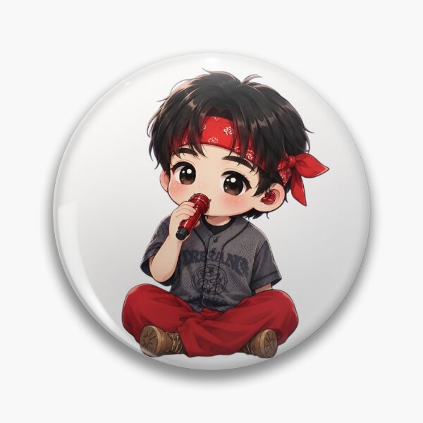 Item preview, Cute Kpop Idol Chibi Art designed and sold by RADesignHub.