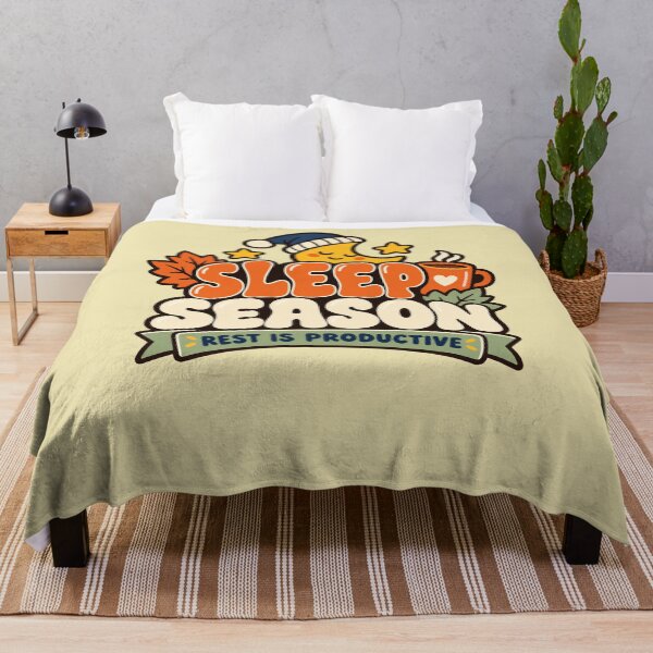 Item preview, Sleep Season, Rest Is Productive Cozy Self Care Design designed and sold by Right-UR.