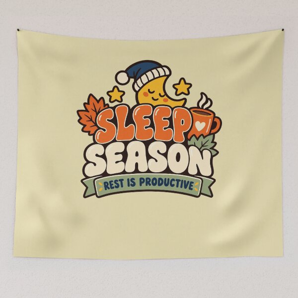 Item preview, Sleep Season, Rest Is Productive Cozy Self Care Design designed and sold by Right-UR.