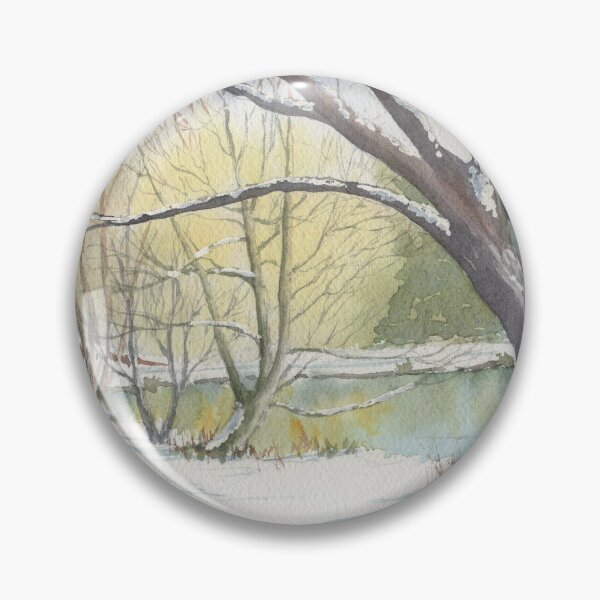 Item preview, Snow at Green Lake, Seattle designed and sold by Dave Baab watercolors.
