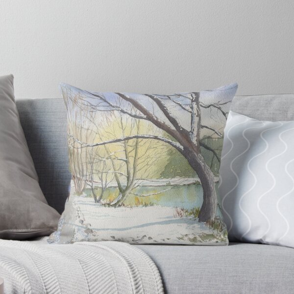 Item preview, Snow at Green Lake, Seattle designed and sold by Dave Baab watercolors.