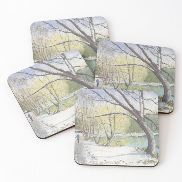 Item preview, Snow at Green Lake, Seattle designed and sold by Dave Baab watercolors.