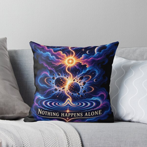 Item preview, Nothing Happens Alone - Cosmic Space Art Design | Redbubble    designed and sold by AstroPal28.