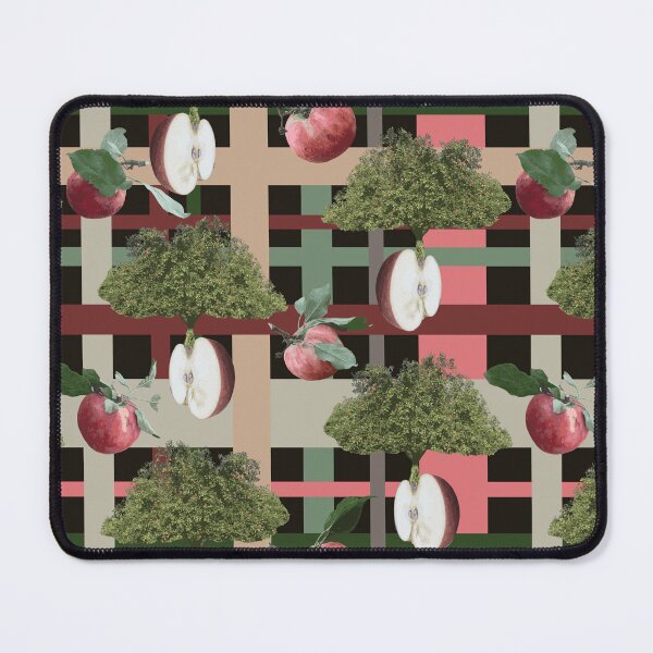 Item preview, Farm Fresh Apple Halves on Plaid designed and sold by Digitalmyth's Designs.