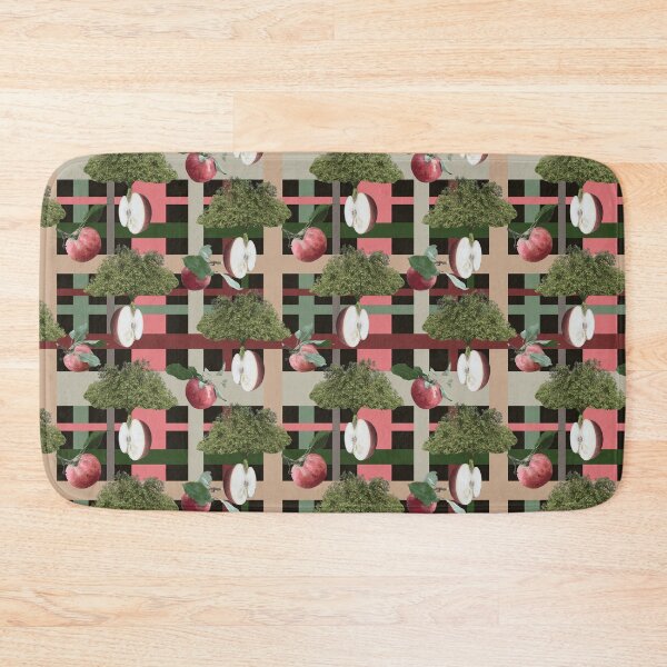 Item preview, Farm Fresh Apple Halves on Plaid designed and sold by Digitalmyth's Designs.