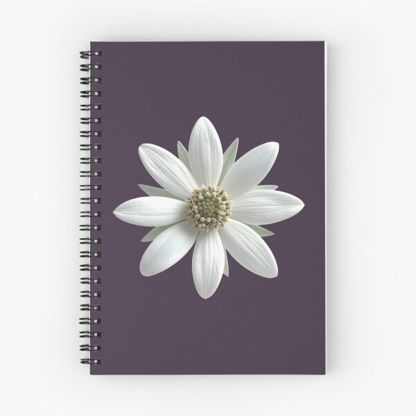 Item preview, Minimalist Plum Gray Daisy Floral Pattern designed and sold by ​Jyoti Digital Artist.