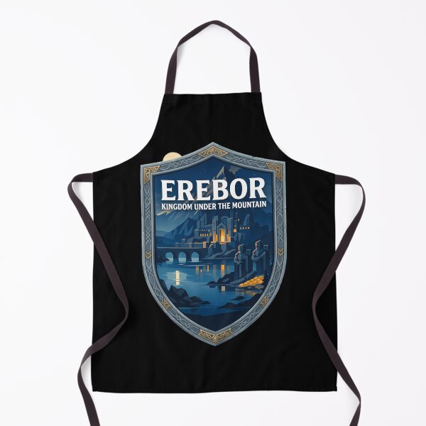 Item preview, Erebor Print – Kingdom Under the Mountain Fantasy Landscape designed and sold by FrontierCosmic.