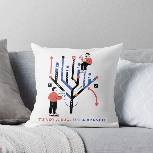 Item preview, It's Not a Bug It's a Branch Funny Git Programmer T-Shirt designed and sold by Design-Pro-21.
