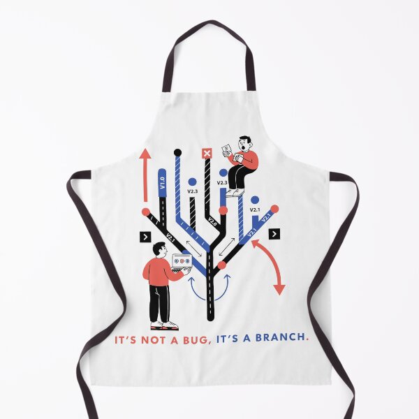 Artikelvorschau, „Es ist kein Bug, es ist ein Branch“ – Lustiges Git-Programmierer-T-Shirt entworfen und verkauft von Design-Pro-21.