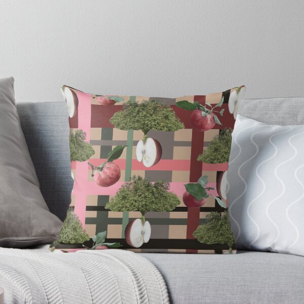 Item preview, More Farm Fresh Apple Halves on Plaid designed and sold by Digitalmyth's Designs.