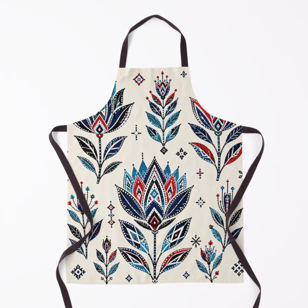 Item preview, Xhosa Folk Flowers – Beaded Geometric Floral Pattern designed and sold by MarekoraStudio.
