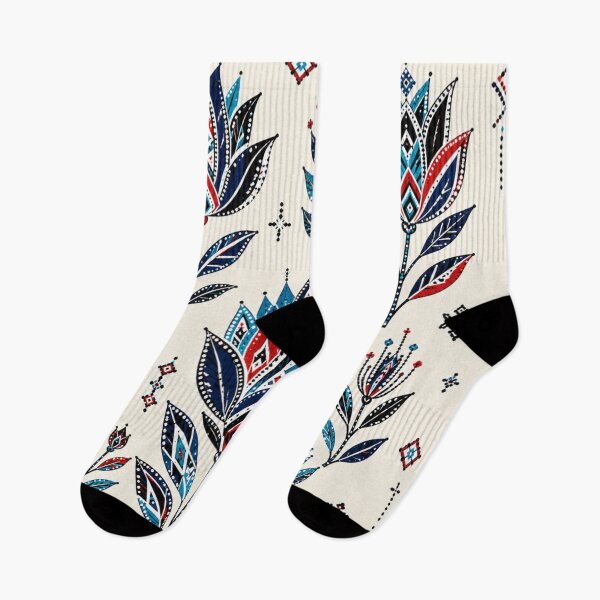 Item preview, Xhosa Folk Flowers – Beaded Geometric Floral Pattern designed and sold by MarekoraStudio.