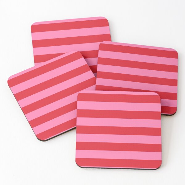 Item preview, Horizontal stripes in red and pink designed and sold by RishabhArts1.