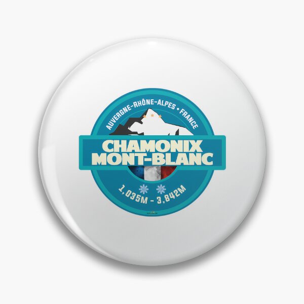 Item preview, Chamonix Mont Blanc Ski France Skiing Alps Sticker T-Shirt 02 designed and sold by flamesnejme.