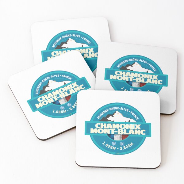 Item preview, Chamonix Mont Blanc Ski France Skiing Alps Sticker T-Shirt 02 designed and sold by flamesnejme.