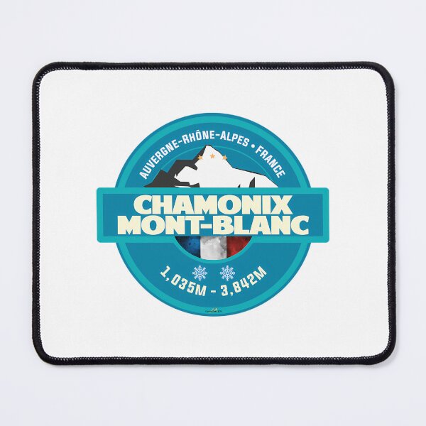 Item preview, Chamonix Mont Blanc Ski France Skiing Alps Sticker T-Shirt 02 designed and sold by flamesnejme.