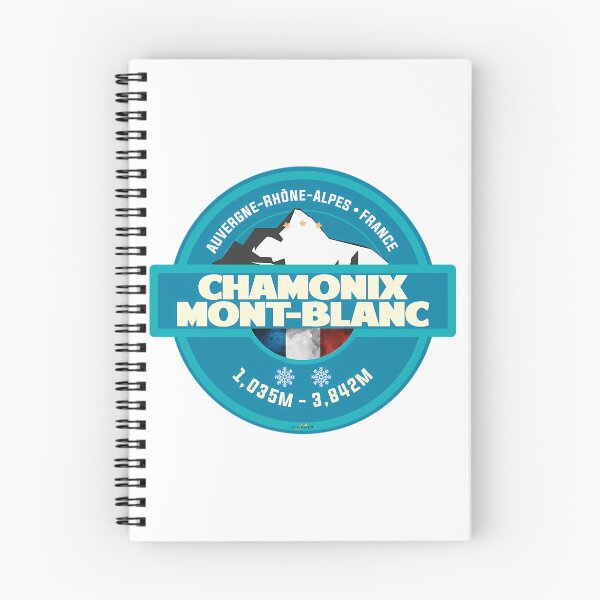 Item preview, Chamonix Mont Blanc Ski France Skiing Alps Sticker T-Shirt 02 designed and sold by flamesnejme.