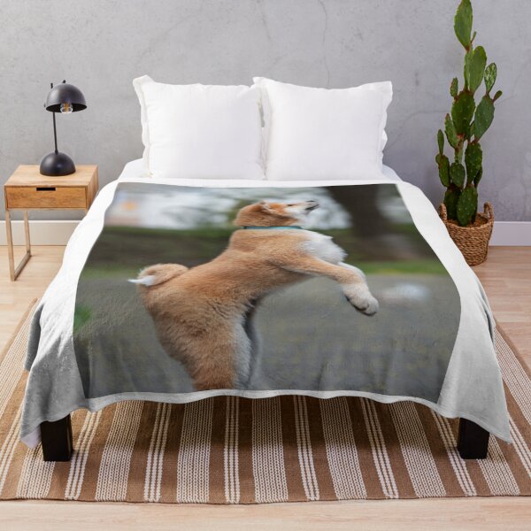 Item preview, Portrait of Akita Puppy Standing on Hind Legs designed and sold by VanGaldo.