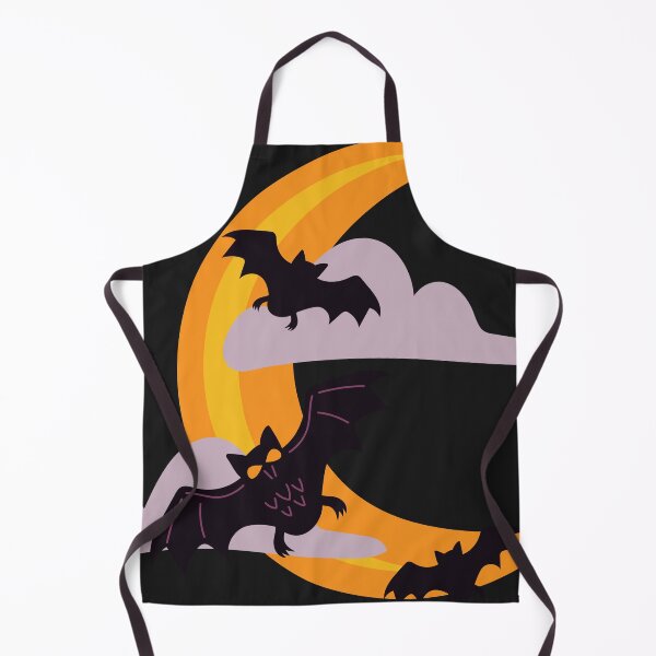 Item preview, Halloween Bat Moon Illustration designed and sold by DesignByUmza.