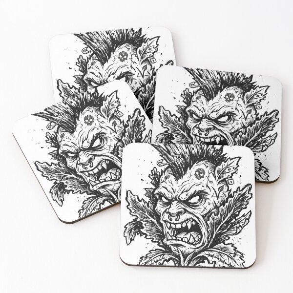 Item preview, Kale Em All Funny Vegan Punk Veggie Grunge designed and sold by PANCOSS.