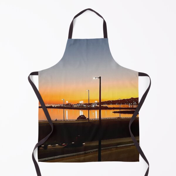 Item preview, Vibrant Orange Sunset River and Lights designed and sold by VividSurfaces.