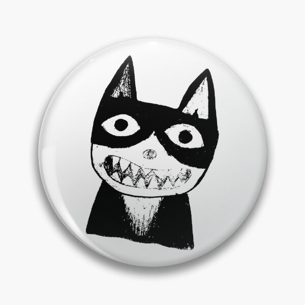 Item preview, horror sticker cat designed and sold by Earlrose.