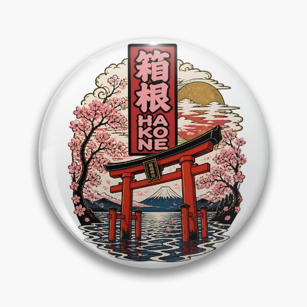Item preview, Hakone Japan Vintage Travel Tourism designed and sold by TravelersGems.