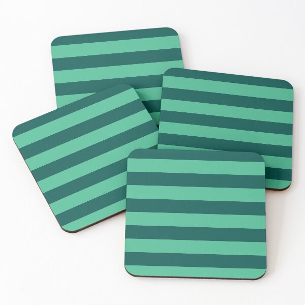 Item preview, Horizontal stripes in green designed and sold by RishabhArts1.