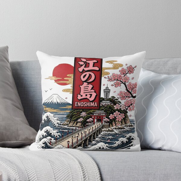 Item preview, Enoshima Japan Vintage Travel Tourism designed and sold by TravelersGems.