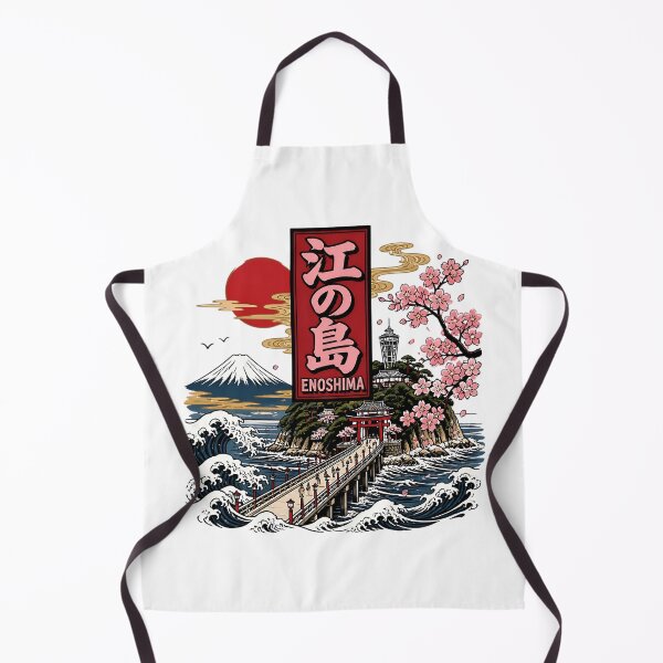 Item preview, Enoshima Japan Vintage Travel Tourism designed and sold by TravelersGems.