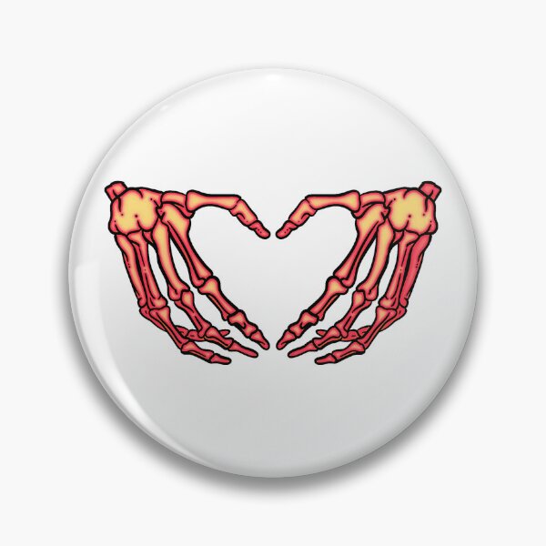 Item preview, Skeleton Heart Hands designed and sold by sentementomori.