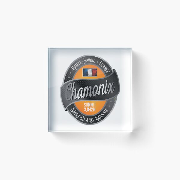Item preview, Chamonix Mont Blanc Ski France Skiing Alps Sticker T-Shirt 03 designed and sold by flamesnejme.