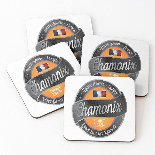 Item preview, Chamonix Mont Blanc Ski France Skiing Alps Sticker T-Shirt 03 designed and sold by flamesnejme.