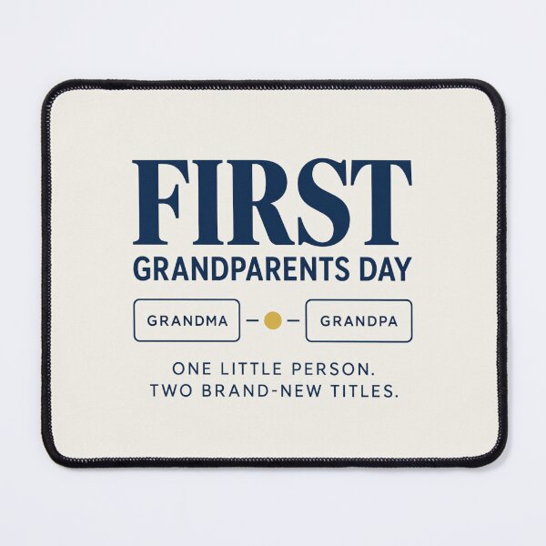 Item preview, First Grandparents Day Card – One Little Person Two Brand-New Titles designed and sold by astersgraphics.