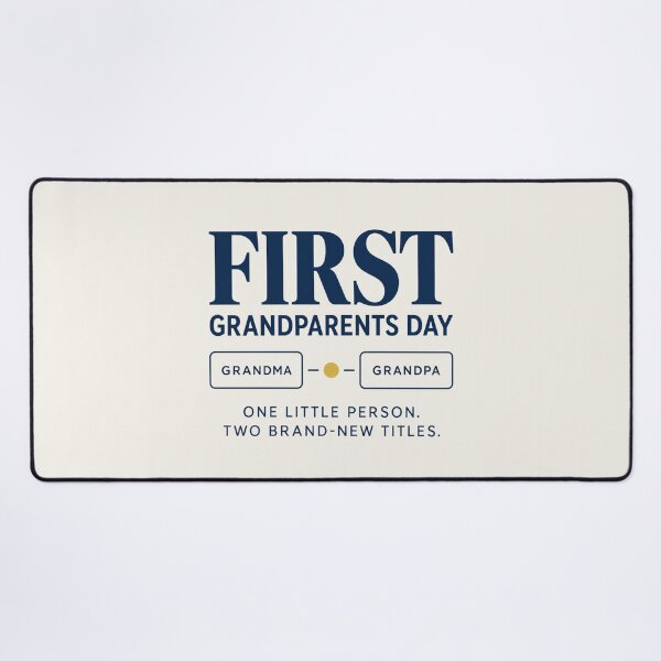 Item preview, First Grandparents Day Card – One Little Person Two Brand-New Titles designed and sold by astersgraphics.