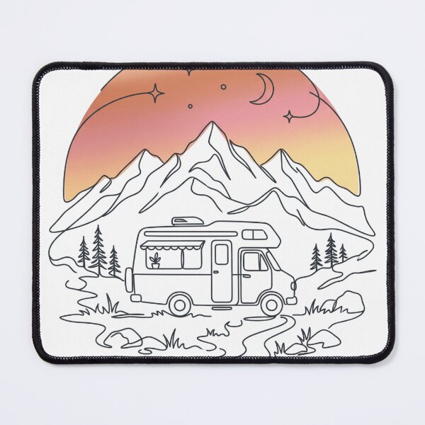 Item preview, Home Is Where You Park It Van Life Boho Sunset designed and sold by PANCOSS.