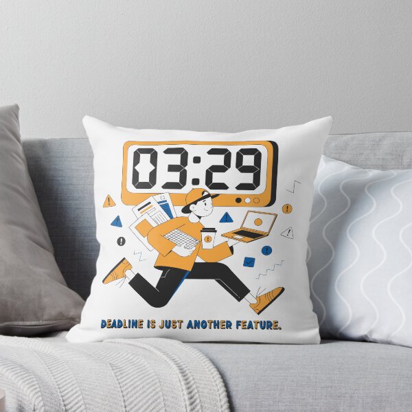 Item preview, Deadline Is Just Another Feature Funny Programmer Work T-Shirt designed and sold by Design-Pro-21.