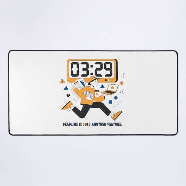 Item preview, Deadline Is Just Another Feature Funny Programmer Work T-Shirt designed and sold by Design-Pro-21.