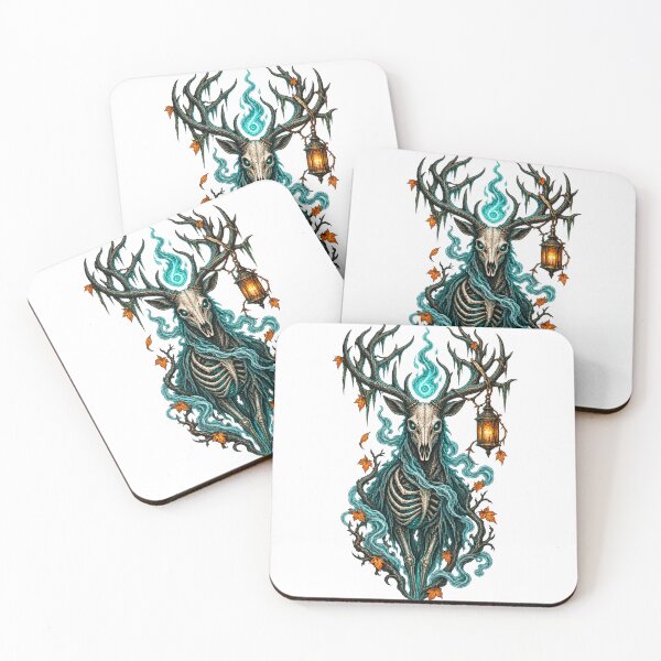Item preview, Ghostly Forest Stag with Lantern designed and sold by SomeBoss.