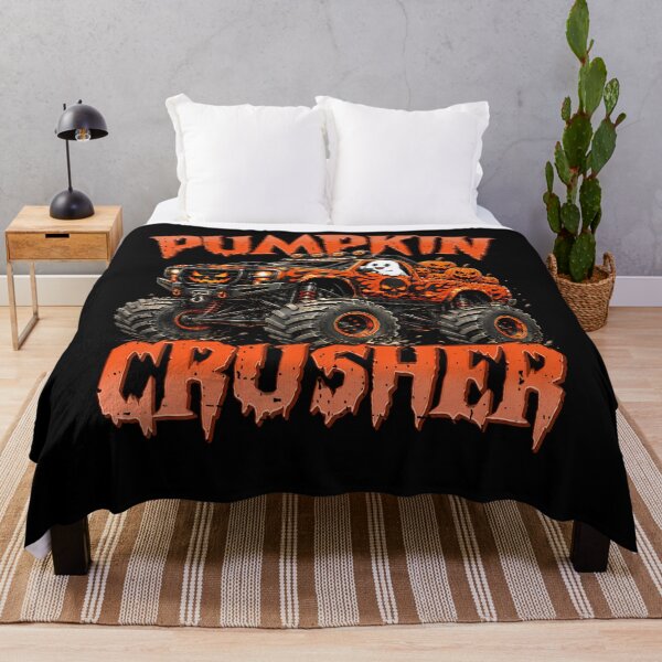 Item preview, Pumpkin Crusher Monster Truck Ghost Halloween Costume Boys designed and sold by Mataamolmawalo.